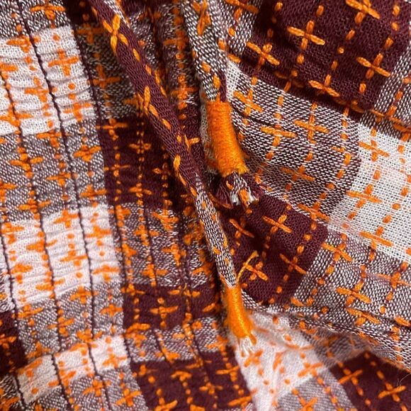 NWT Anthropologie Pilcro Deep-V Neck
Plaid Blouse Top Size L - Picture 7 of 10